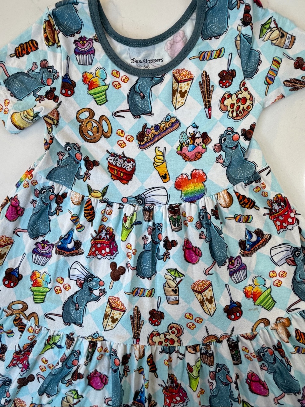 Showstoppers Ratatouille Remy Disney Snacks Bamboo Twirl Dress 5/6